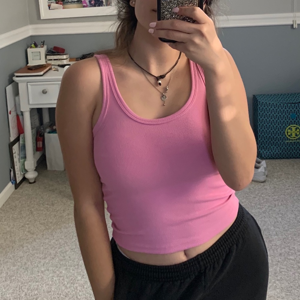 Brandy Melville Pink tank top